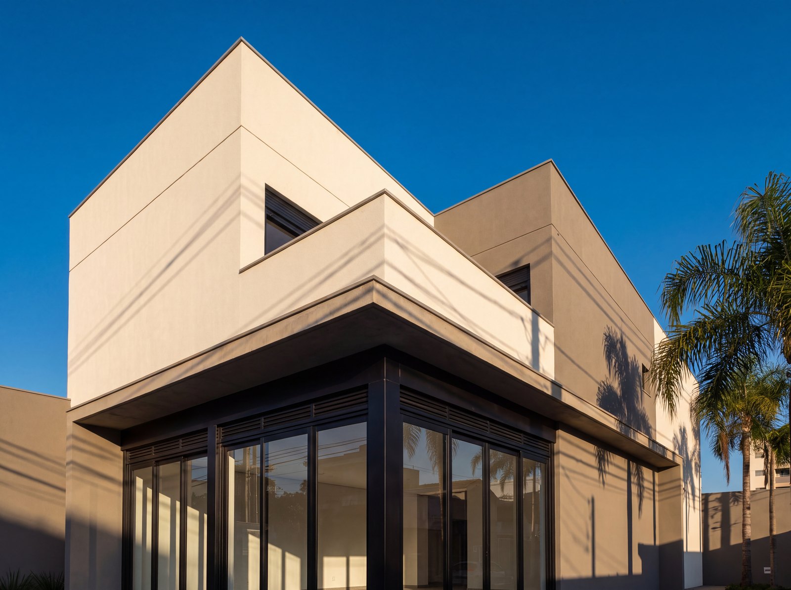 Fachada comercial após retrofit